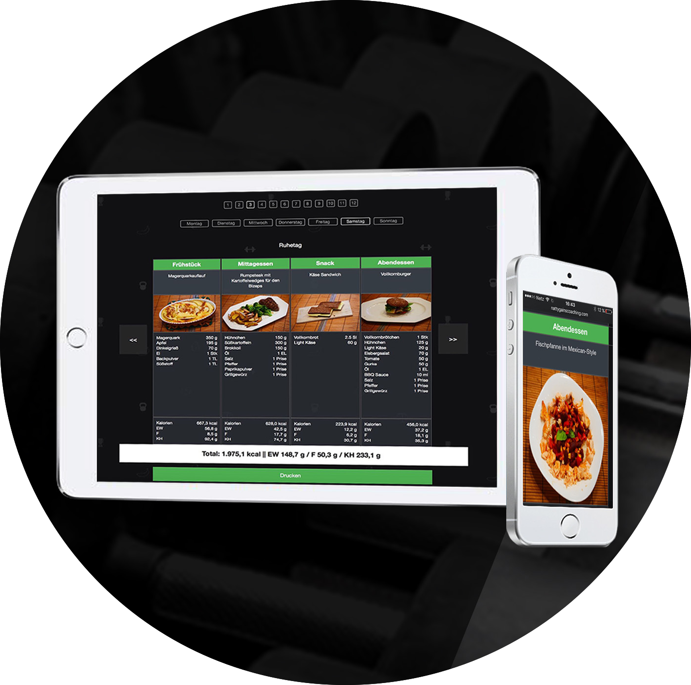 Ernährungsplan-Tool