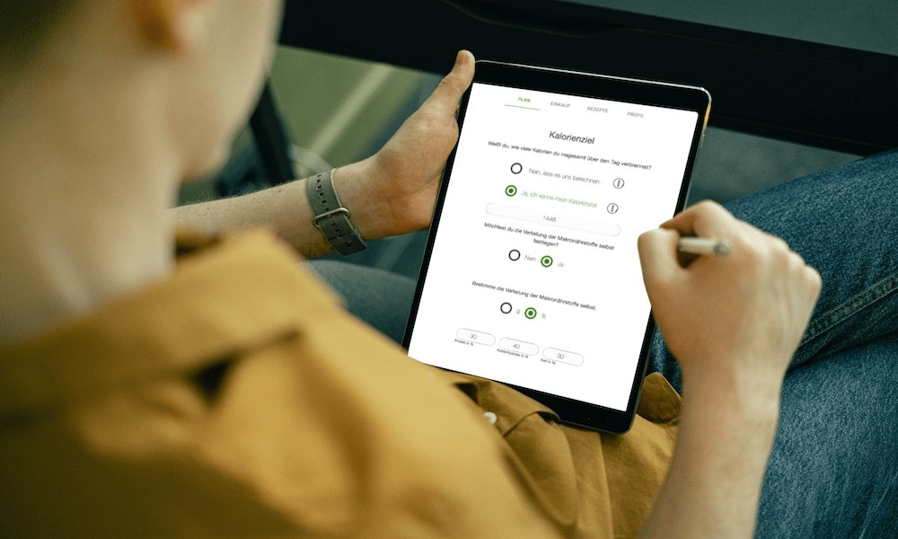 Kalorienrechner in der Natty Gains Ernährungsberatungssoftware - Ernährungsberater-Software mit Ernährungs-App - Für Personal Trainer, Coaches und Fitnessstudios